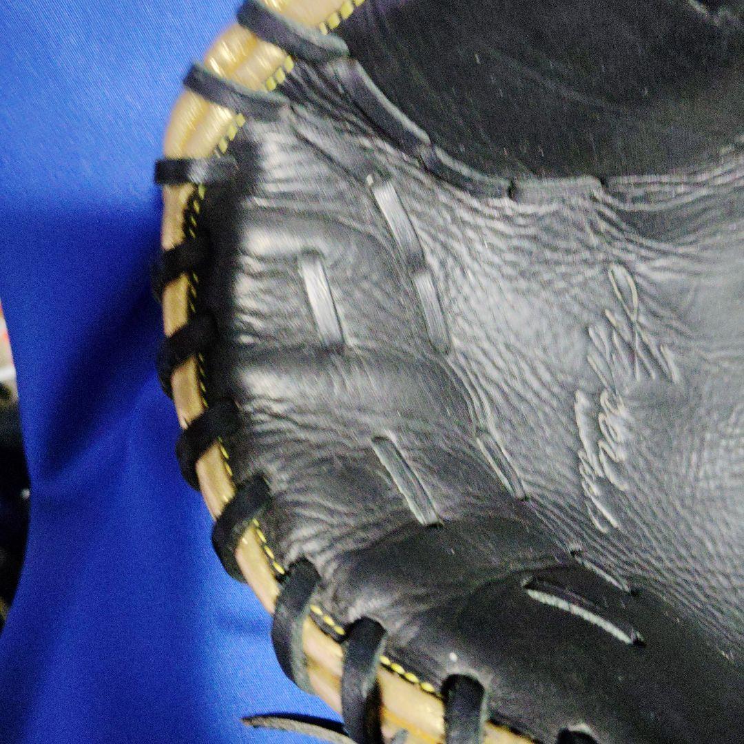 ローリングス軟式ファーストミット　黒✕ゴールド