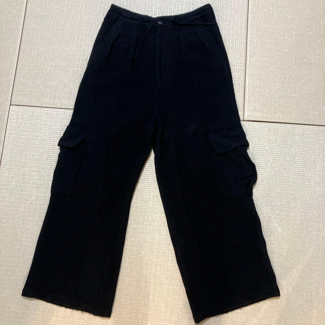 パンツ ANCELLM 25AW WOOL CORDUROY CARGO SLACKS