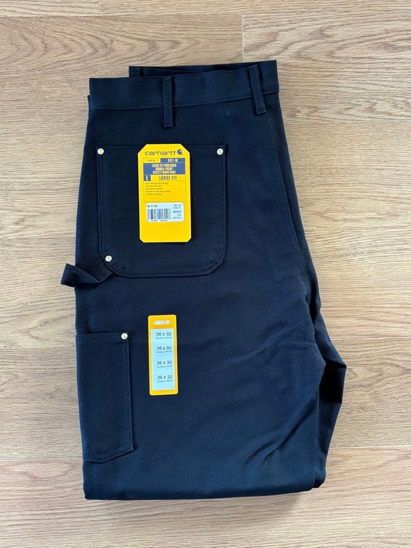 新品未使用 カーハート ダブルニーペインターパンツ B01 メイドインUSA
