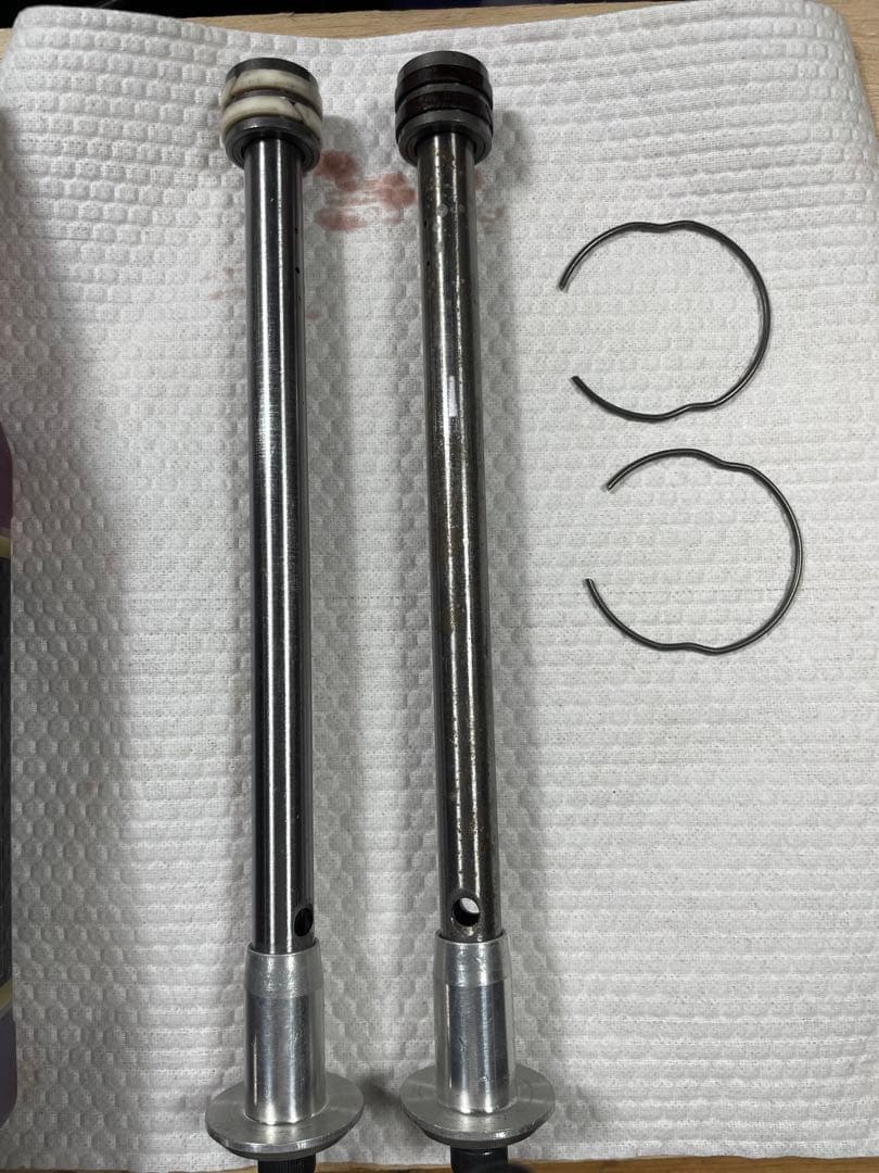 ⭐︎美品 35mmインナーチューブ 新品サンダンスフォークオイル他セット ショベル