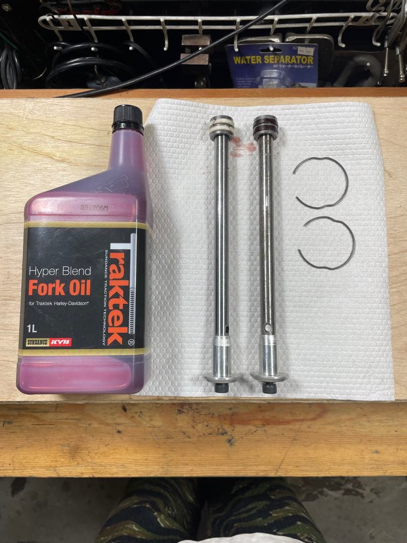 ⭐︎美品 35mmインナーチューブ 新品サンダンスフォークオイル他セット ショベル