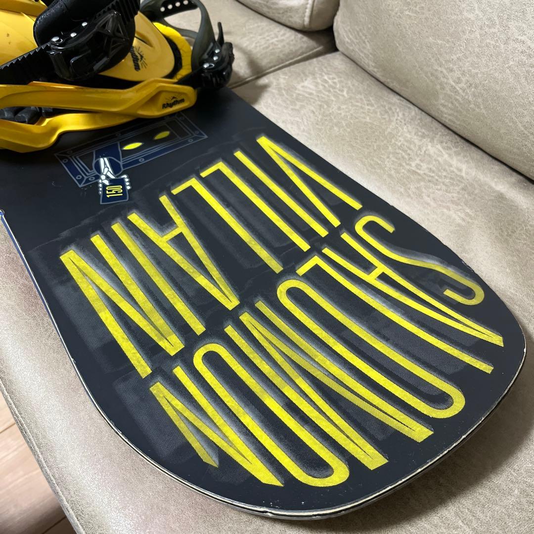 グーフィー変更 SALOMON VILLAIN 150 × RHYTHM M