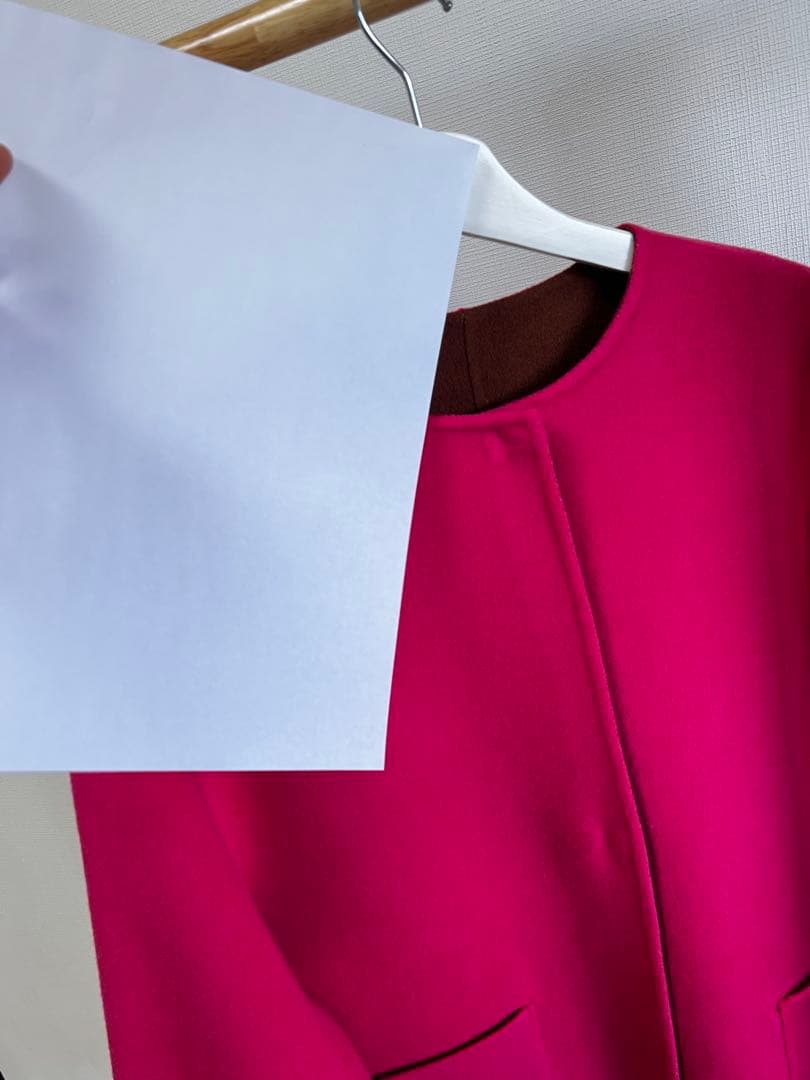 UNITED ARROWS バイカラー リバー ミドルコート　2025AW★今季