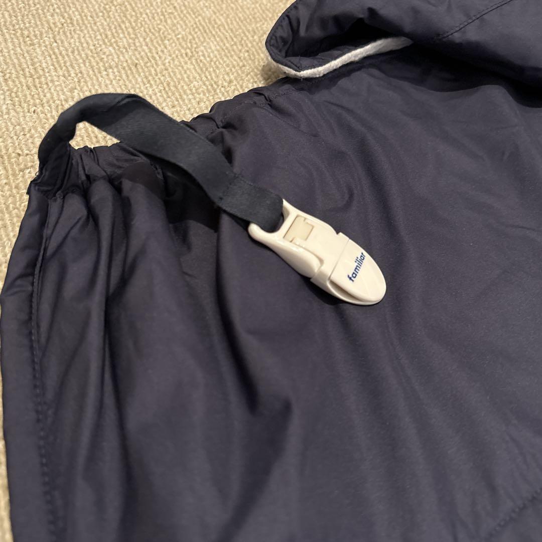 【familiar】ファミリア（〜90）抱っこ紐ケープ＊美品＊ベビーカー＊毛布