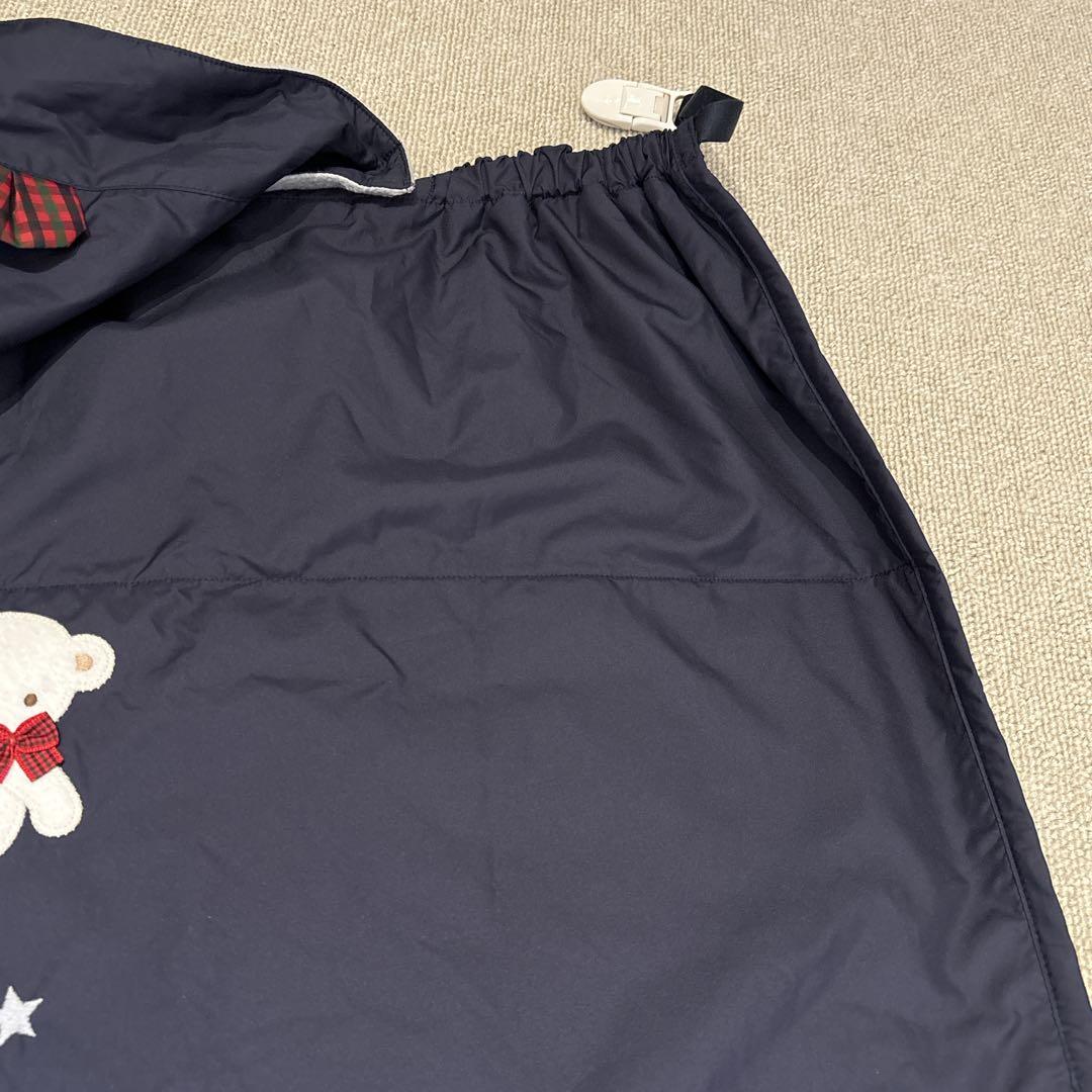 【familiar】ファミリア（〜90）抱っこ紐ケープ＊美品＊ベビーカー＊毛布