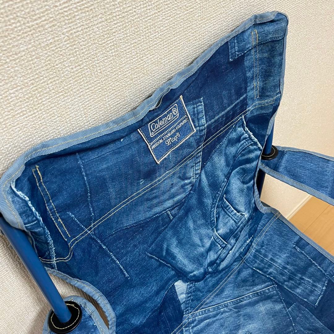 【廃盤】Coleman デニム風 コンパクト リゾートチェア ２脚セット イス