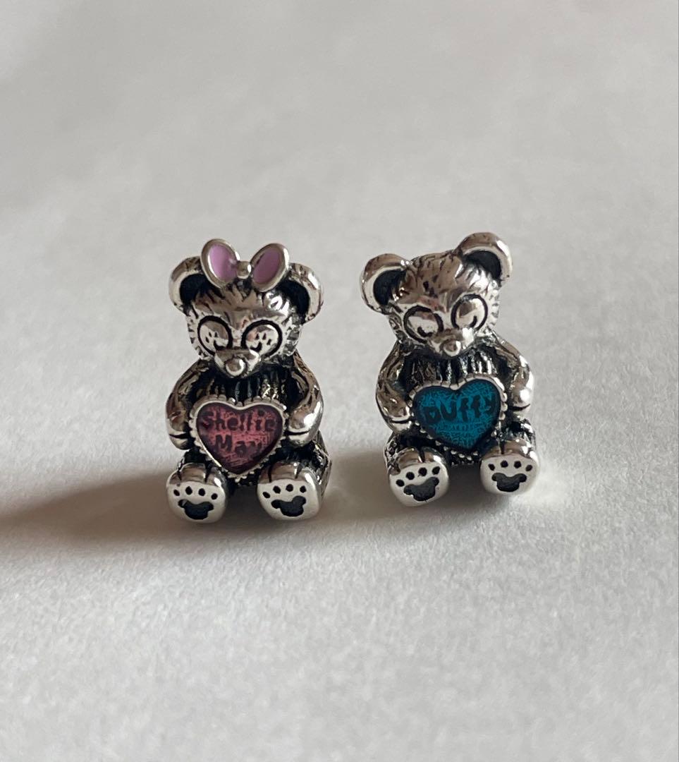 パンドラ ダッフィーとシェリーメイ 2点 セット