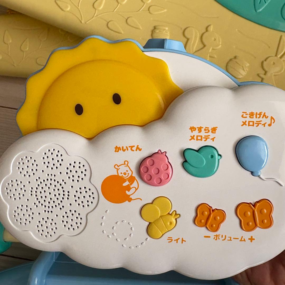 【美品】プーメリー　えらべる回転6wayジムにへんしんメリー　ベビージム