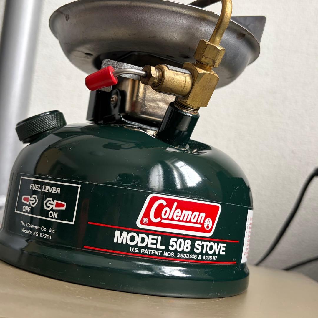 Coleman 508 STOVE シングルバーナー 1988年12月 中古
