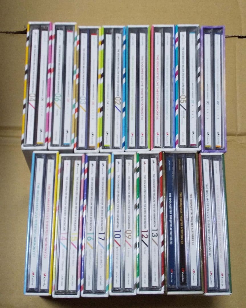 アイドルマスターミリオンライブ CDセット とらのあな収納BOX付き アイマス