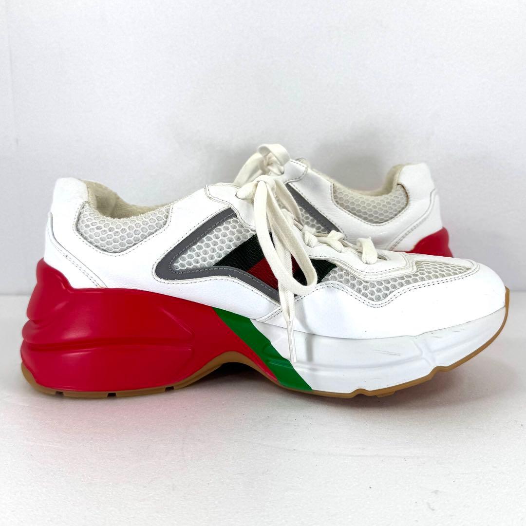 【GUCCI】 グッチ （23.5cm） Rhyton Sneakers 美品