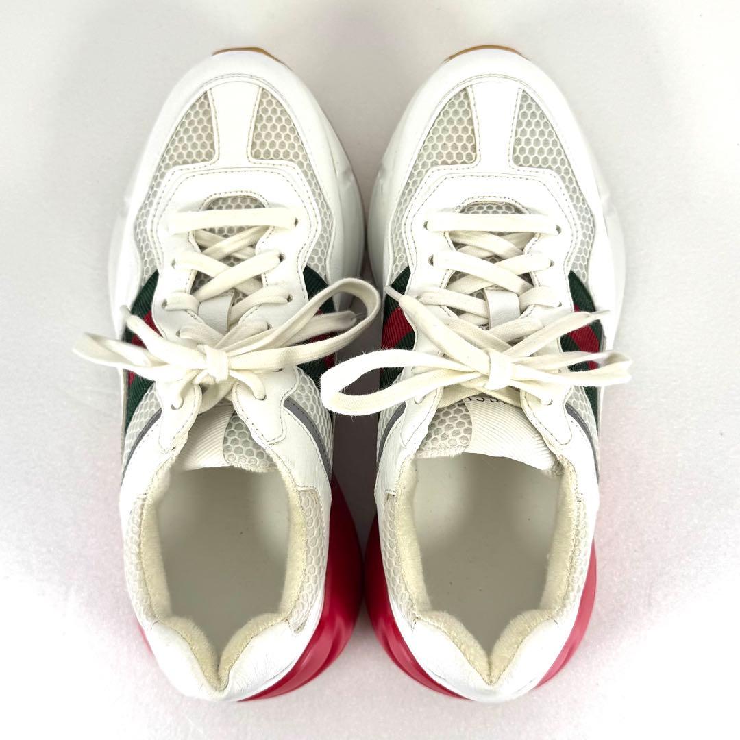 【GUCCI】 グッチ （23.5cm） Rhyton Sneakers 美品