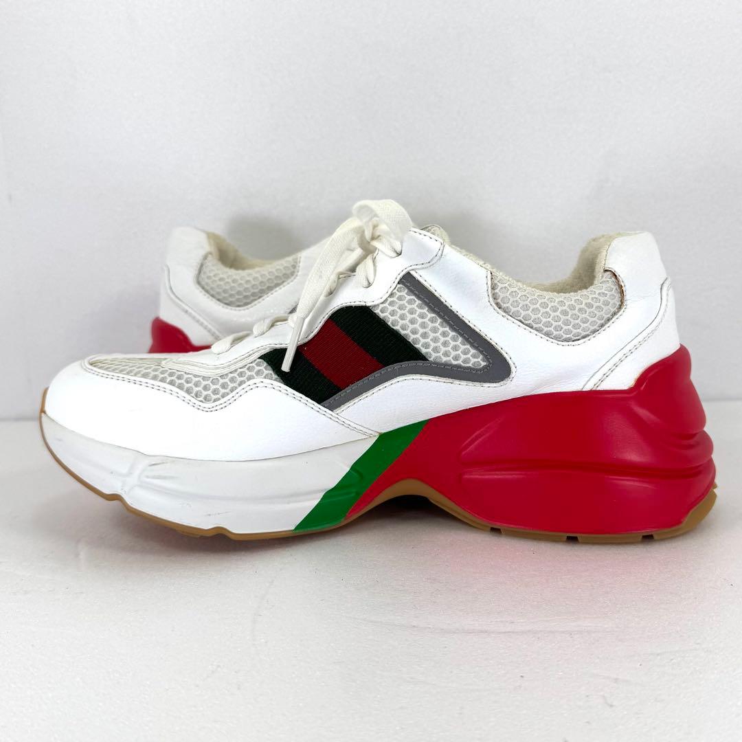 【GUCCI】 グッチ （23.5cm） Rhyton Sneakers 美品