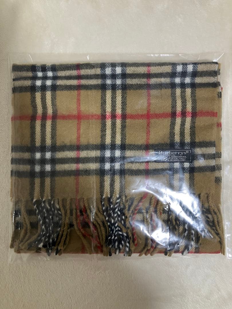 Burberrys ラムウールマフラー ノバチェック柄