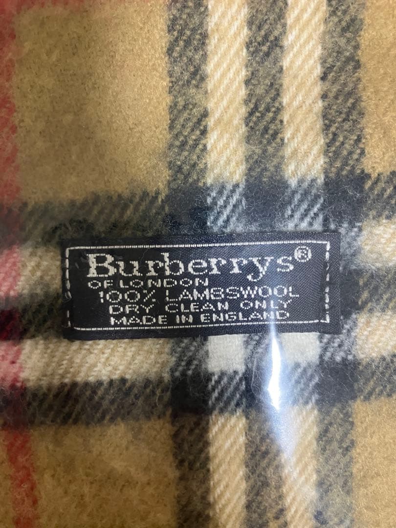 Burberrys ラムウールマフラー ノバチェック柄