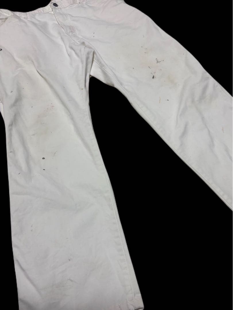 ディッキーズ ホワイト ペインターパンツ 36×32 Dickies ペンキ