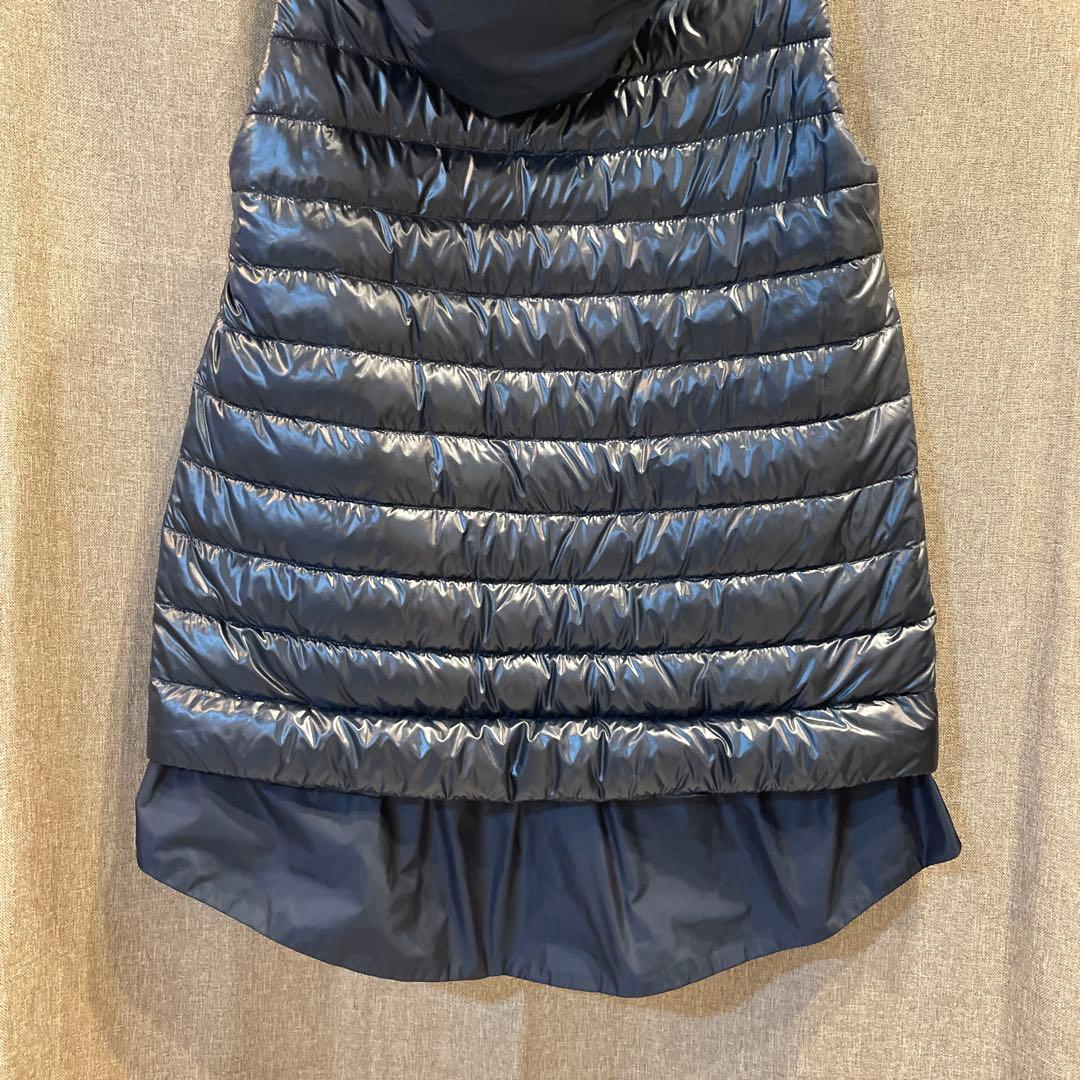 HERNOネイビー フード付きダウンベスト☆