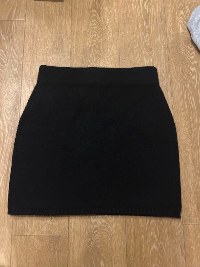 TODAYFUL Layered Knit Skirt ブラック