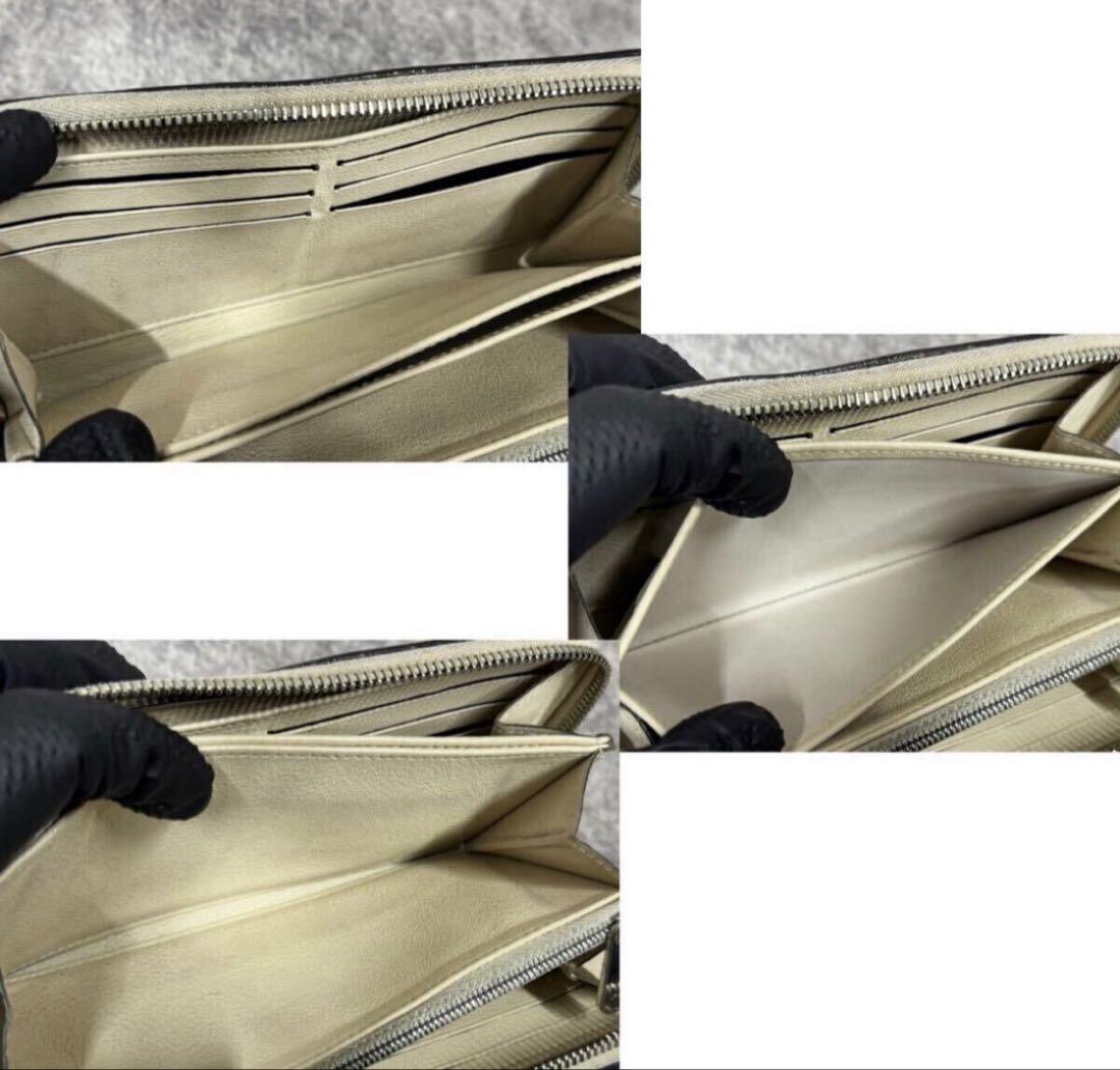 【良品】ルイヴィトン マヒナ モノグラム ラウンドファスナー 長財布