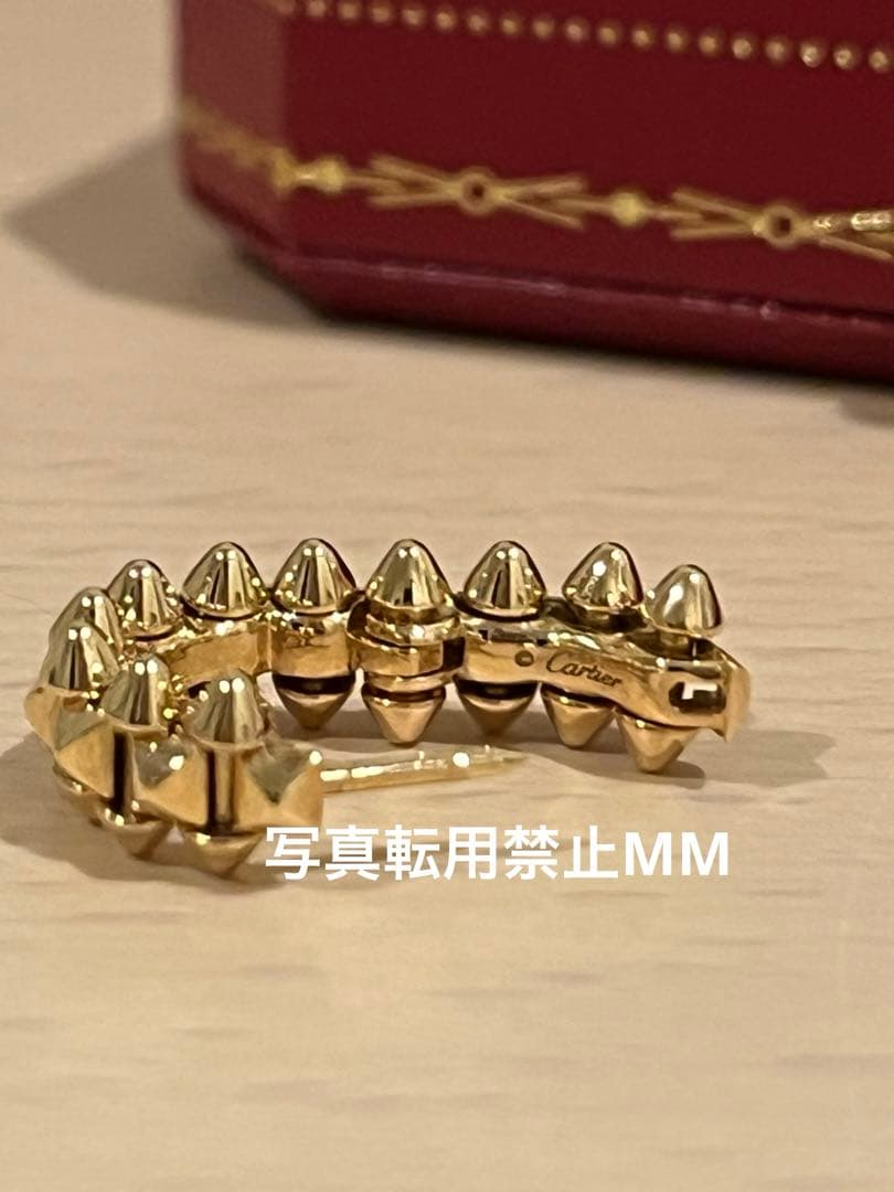 Cartier カルティエ　クラッシュドゥカルティエ　ミニサイズ　RG ピアス