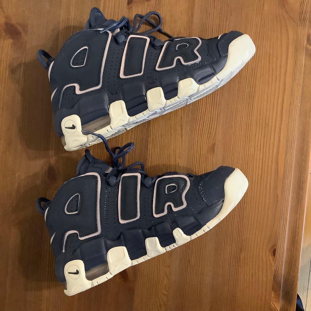 靴 NIKE AIR MORE UPTEMPO GS THUNDER BLUE