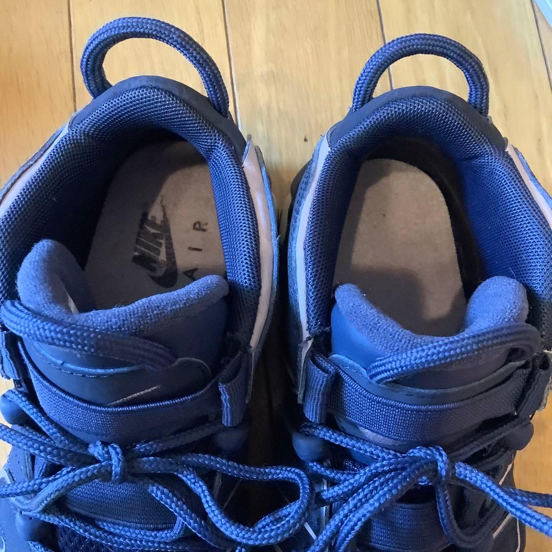 靴 NIKE AIR MORE UPTEMPO GS THUNDER BLUE