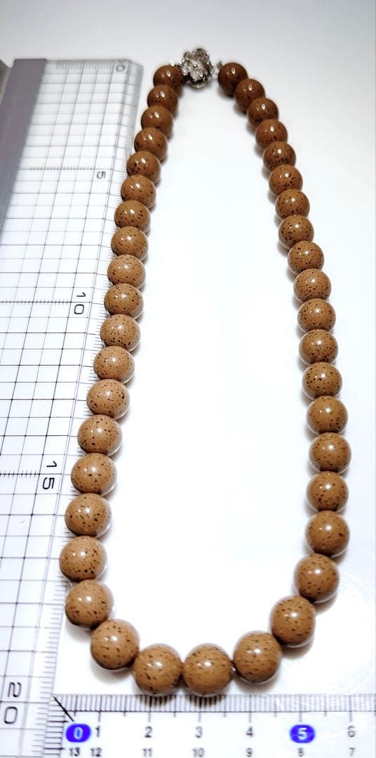 北投石茶ネックレスNO25-2017