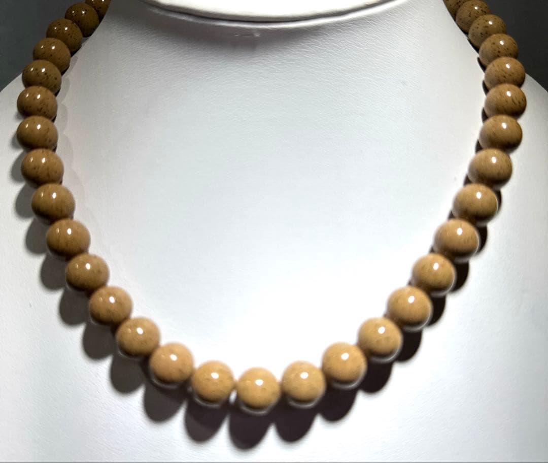 北投石茶ネックレスNO25-2017