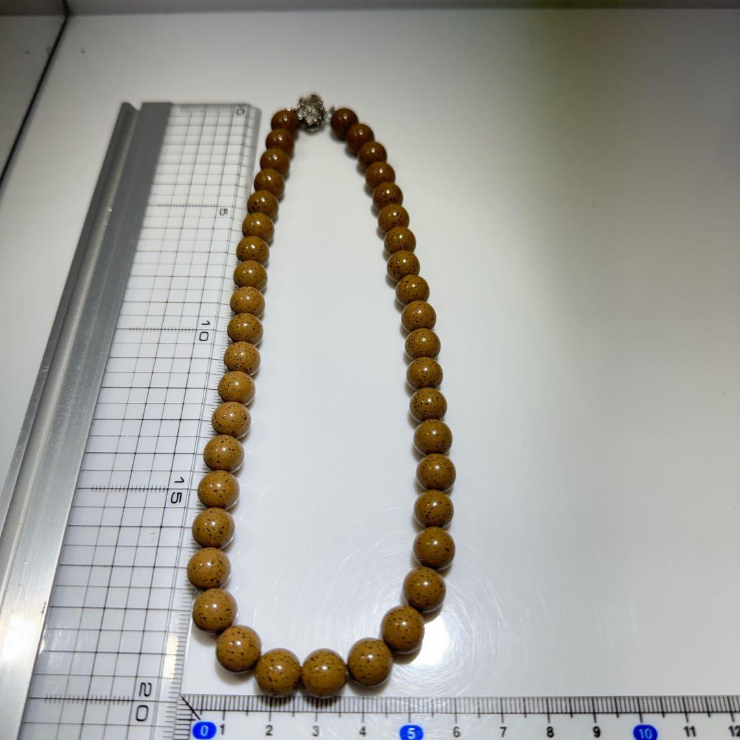 北投石茶ネックレスNO25-2017