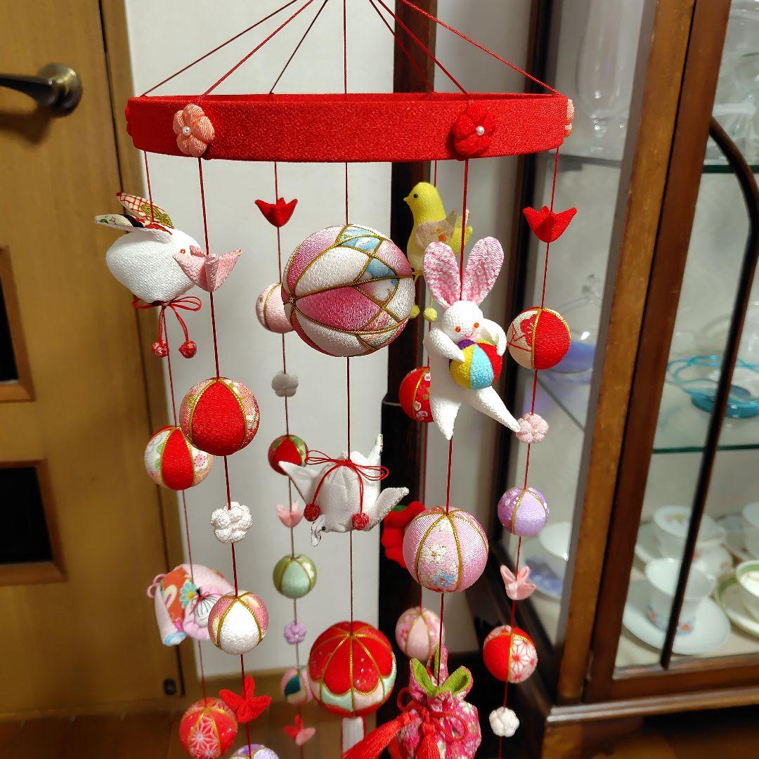 ちりめん細工　お雛様さげもん下げ飾り