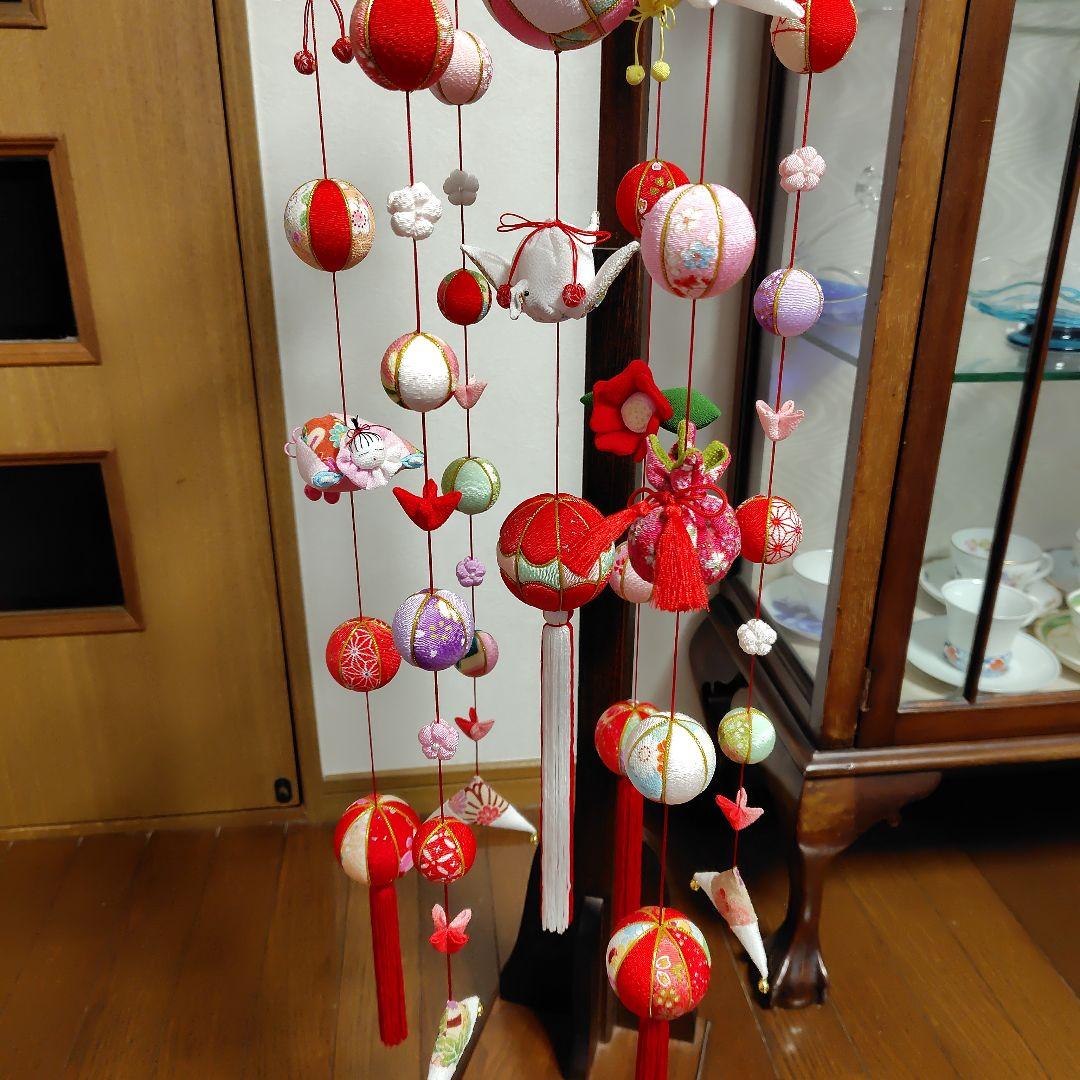 ちりめん細工　お雛様さげもん下げ飾り