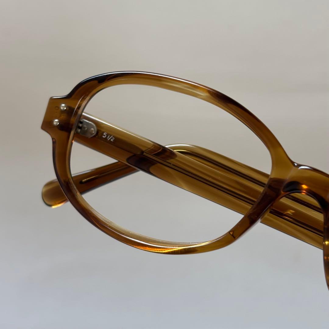 60’s AMERICAN OPTICAL 52/18 オーバル サングラス