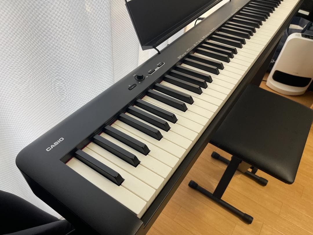 美品★CASIO 電子ピアノCDP-S100BK ハンマーアクション88鍵盤