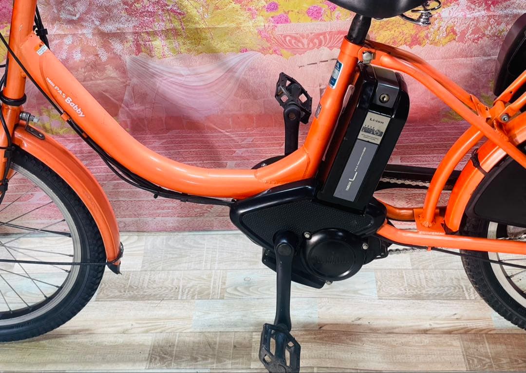 ZK3349 電動自転車 ヤマハ パスバビー 子供乗せ 20インチ 送料無料
