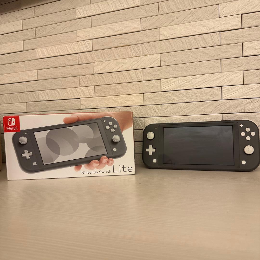 Nintendo Switch Lite グレー 本体　箱あり