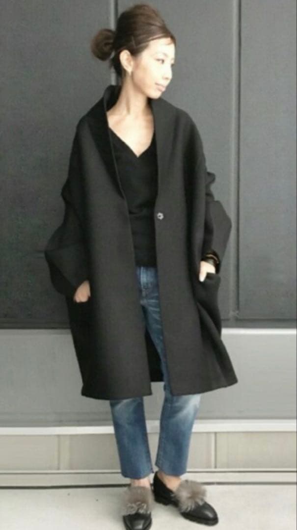 ジャケット・アウター REALITY STUDIO Wool Cocoon Volume Coat