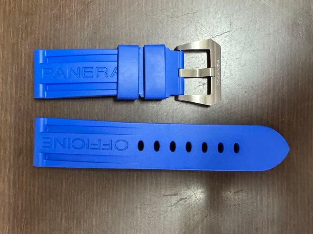 【ほぼ未使用】パネライ 純正　ラバーベルト　尾錠付き