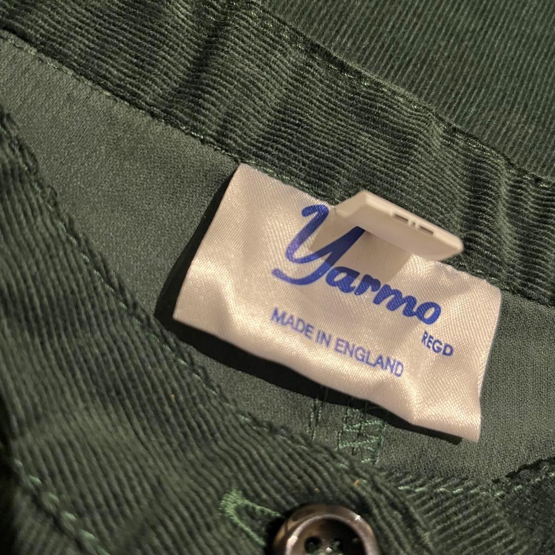 Yarmo ヤーモ 細畝コーデュロイ グリーン WAREHOUSE SUIT L