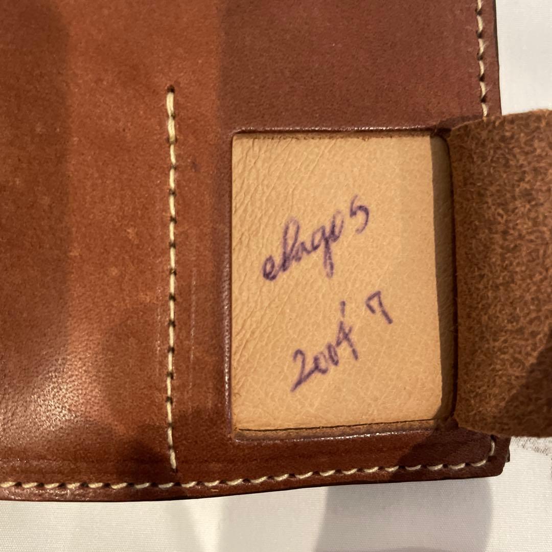 [新品•未使用] eb.a.gos エバゴス　キャンパス×レザー三折り財布