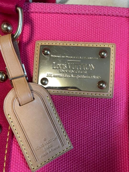 【保留】ルイヴィトン アンティグア・カバPM ピンク
