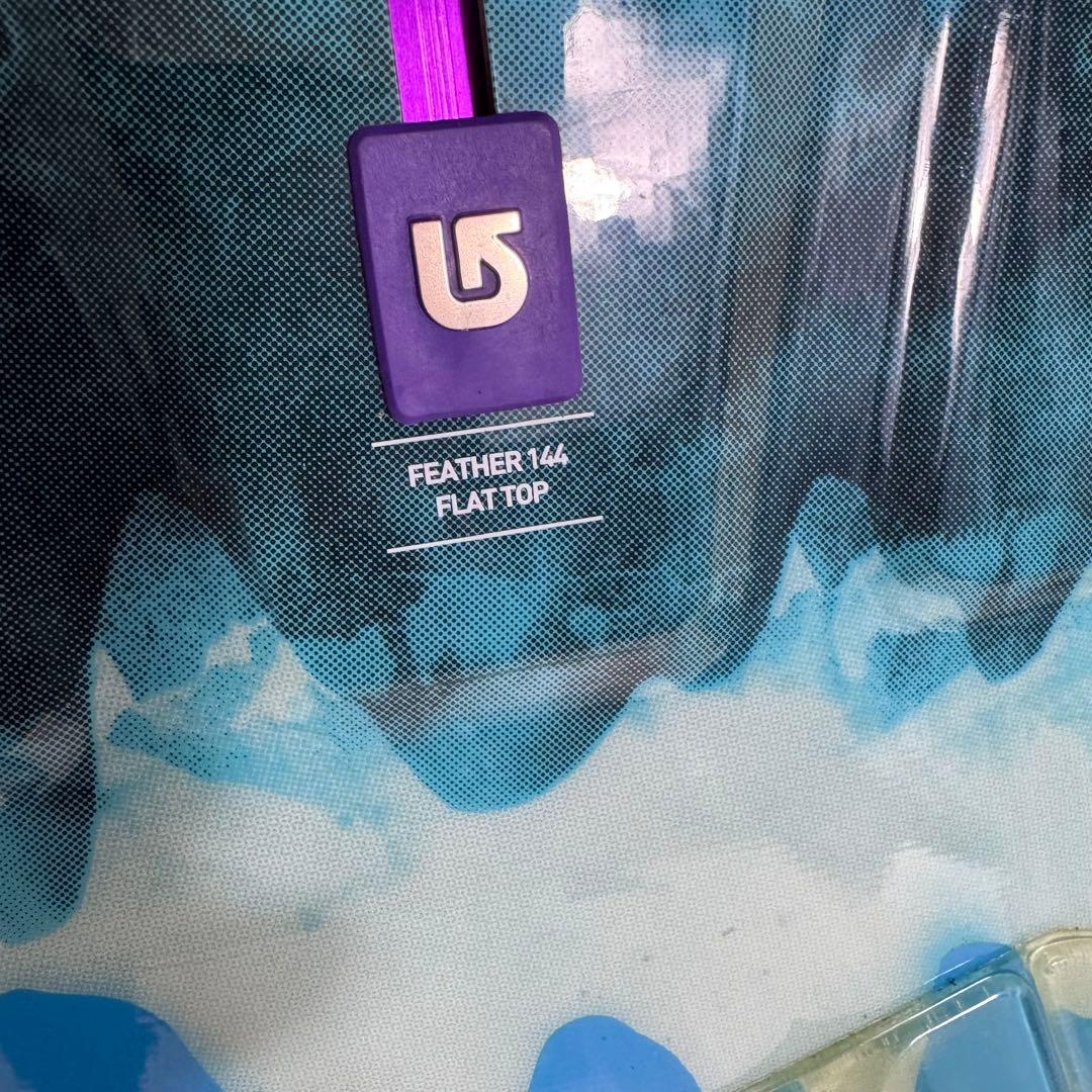 BURTON FEATHER 144cm スノーボード　レディースセット