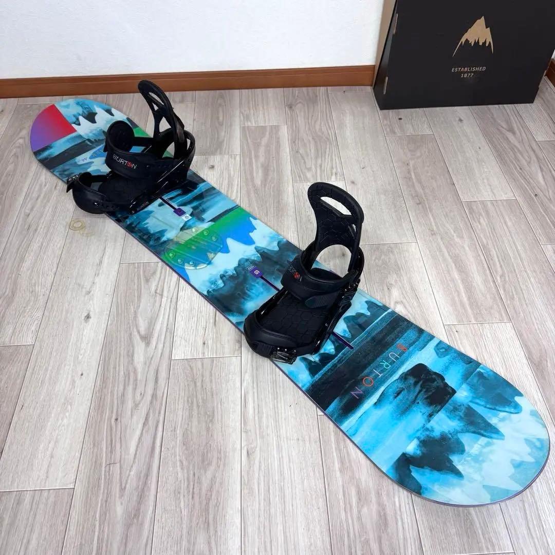 BURTON FEATHER 144cm スノーボード　レディースセット