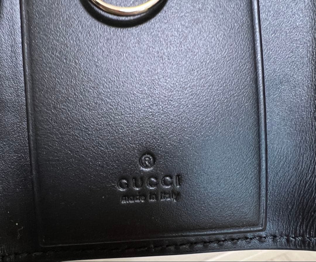 【新品未使用】GUCCI BOWY リボン キーケース ブラック