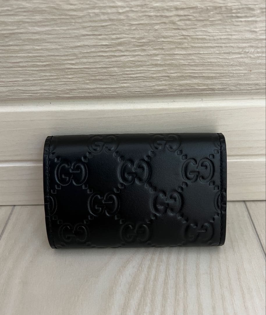 【新品未使用】GUCCI BOWY リボン キーケース ブラック