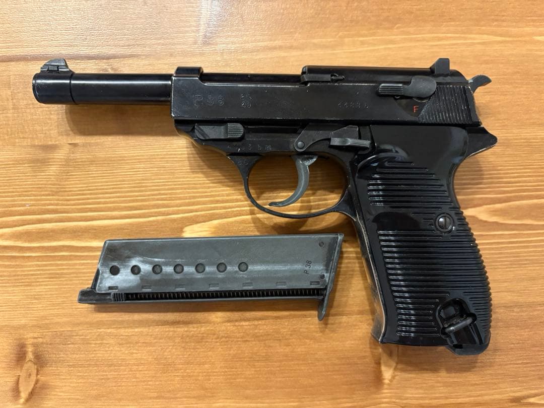 マルゼン　ワルサーP38 （ブラックメタル）