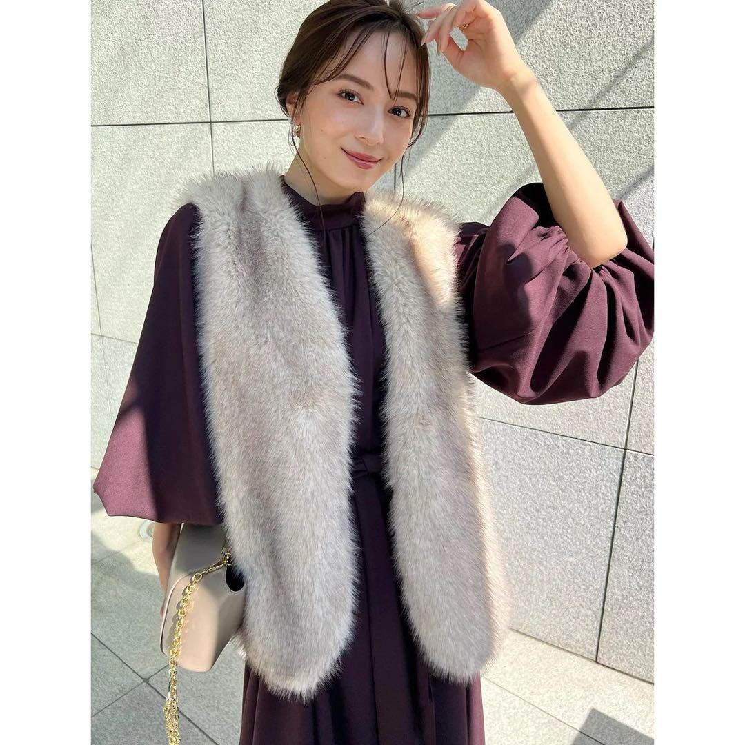 未使用品♡ anuans アニュアンス ショートファーベスト