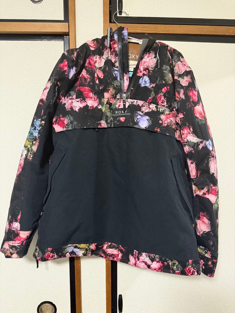 ROXY 花柄 スノーボードジャケット レディース L