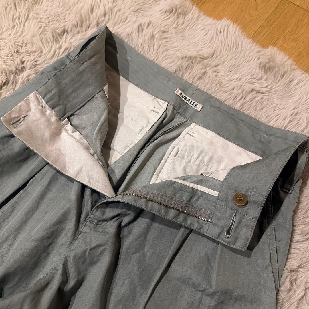 L*g様 AURALEE オーラリー コットン 2プリーツ スラックス 4（M）