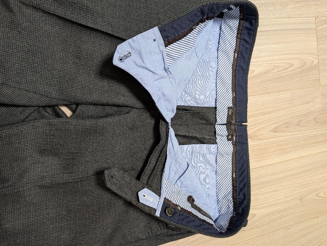 PT01 EVO FIT46 チャコールグレー　ウールマイクロ千鳥