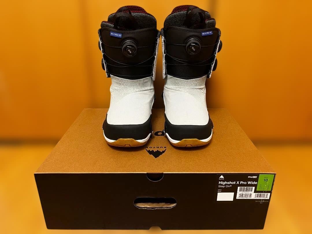 スノーボード BURTON Step On Highshot X Pro White 28.0